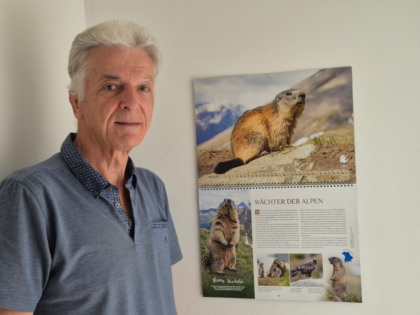 Mein Murmeltier im LBV-Kalender 2025